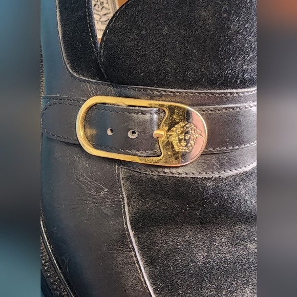 VINTAGE 1990’s GIANNI VERSACE DESIGNER MEDUSA LOAFERS - Picture 13 of 13